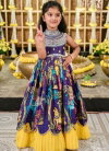 Oc 223 Heavy Chinon With Embroidery Sequence Work Kids Girs Wear Gown Collection Wholesale Online